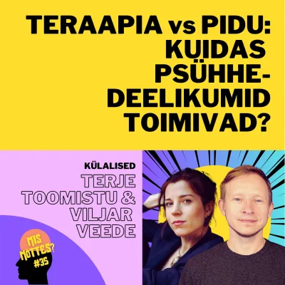 #35: Teraapia vs pidu: kuidas psühhedeelikumid toimivad? Terje Toomistu ja Viljar Veede