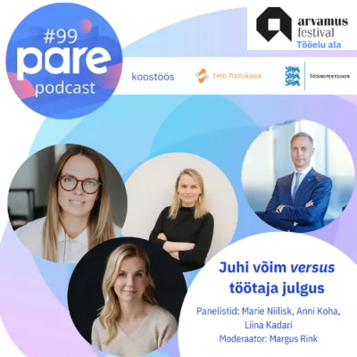 PARE Podcast #99 Arvamusfestival 2025 Tööelu ala: Juhi võim versus töötaja julgus