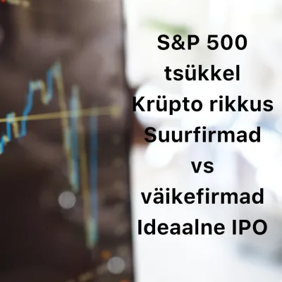 Börsijutud #58 - S&P 500 tsükkel, krüpto rikkus, suurfirmad vs väikefirmad, ideaalne IPO