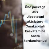 Börsijutud #59 - Ühe päevaga 30x, üleostetud aktsiaturg, omakapitali kasvatamine, aasta kordaminekud