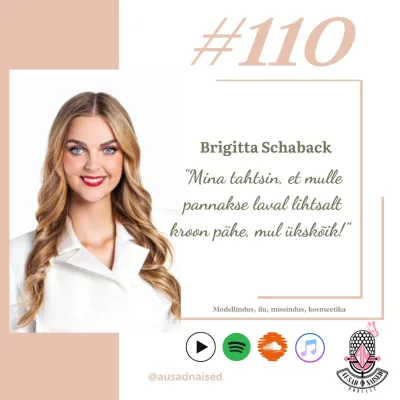 #110 Brigitta Schaback - "Ma tahtsin, et mulle pannakse laval lihtsalt kroon pähe, mul ükskõik!"